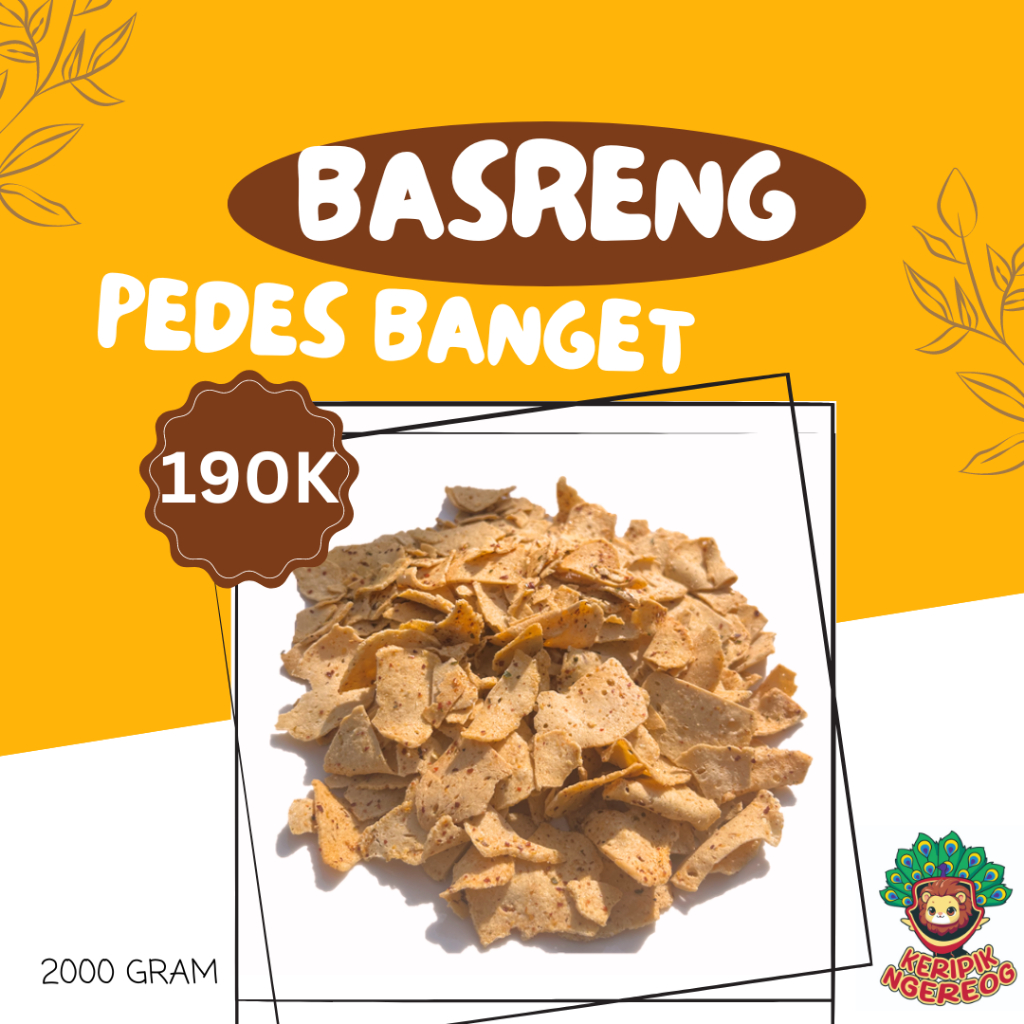 

Basreng Pedes Banget Varian 2000 gram