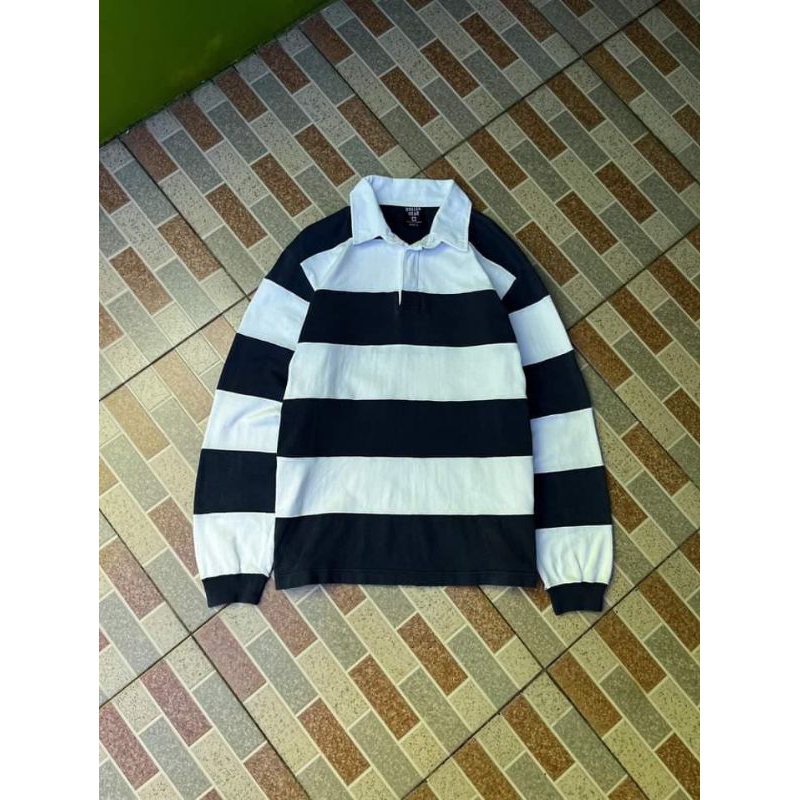 Rugby shirt navy stripe second