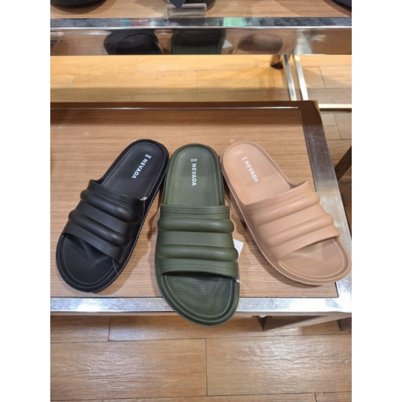 NEVADA - Sandal Karet Slip On Anti Slip Pria Size 39-45 Original