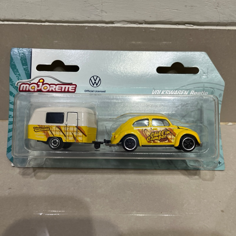 volkswagen beetle majorette chill in camper kuning
