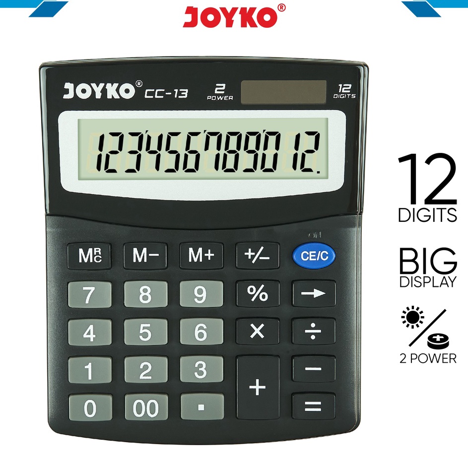 

Harga Promo Calculator Kalkulator Joyko CC13 12 Digits