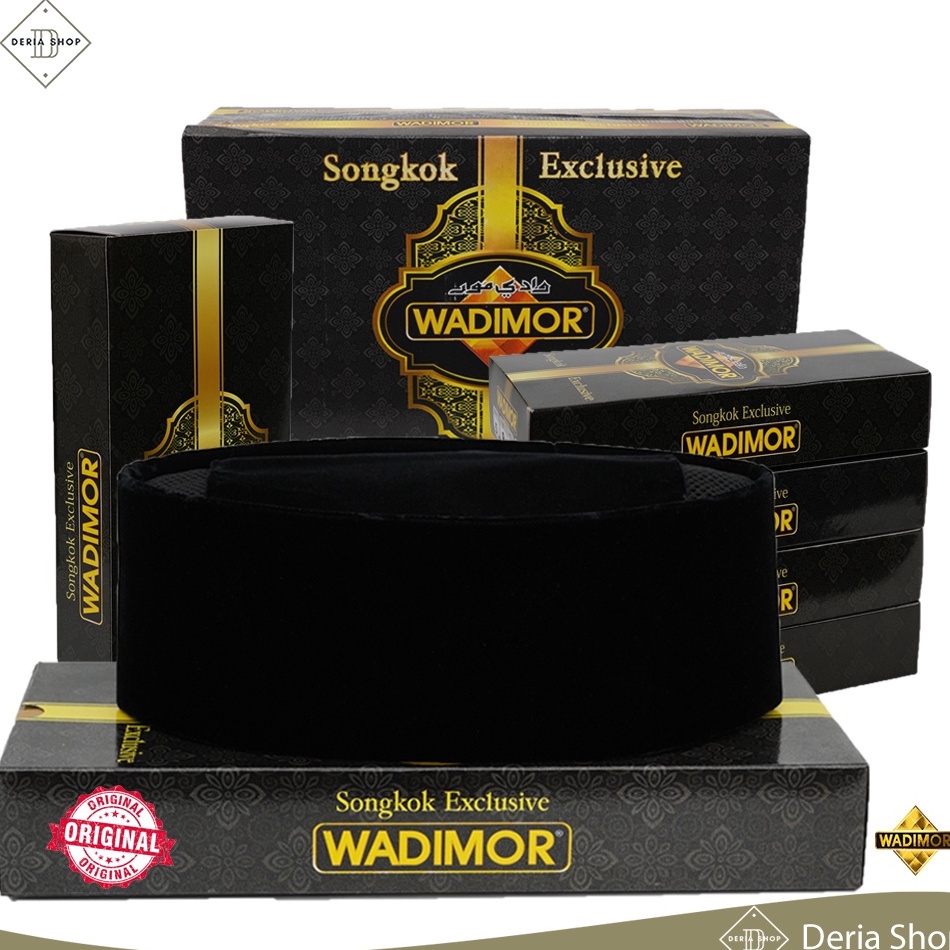 1212 HARGA GROSIR Peci Wadimor AC Non AC Tinggi 7 8 9 1 Original Peci Solat Hitam Pria Dewasa Kopiah