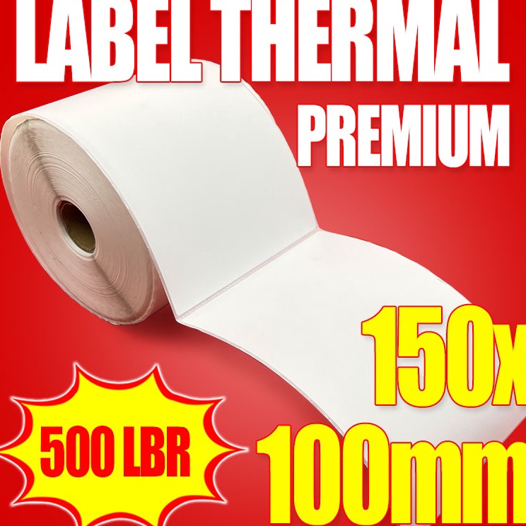 

Banyak Promo Label Thermal 1x15mm Roll Sticker Label Barcode Isi 5pcs Premium