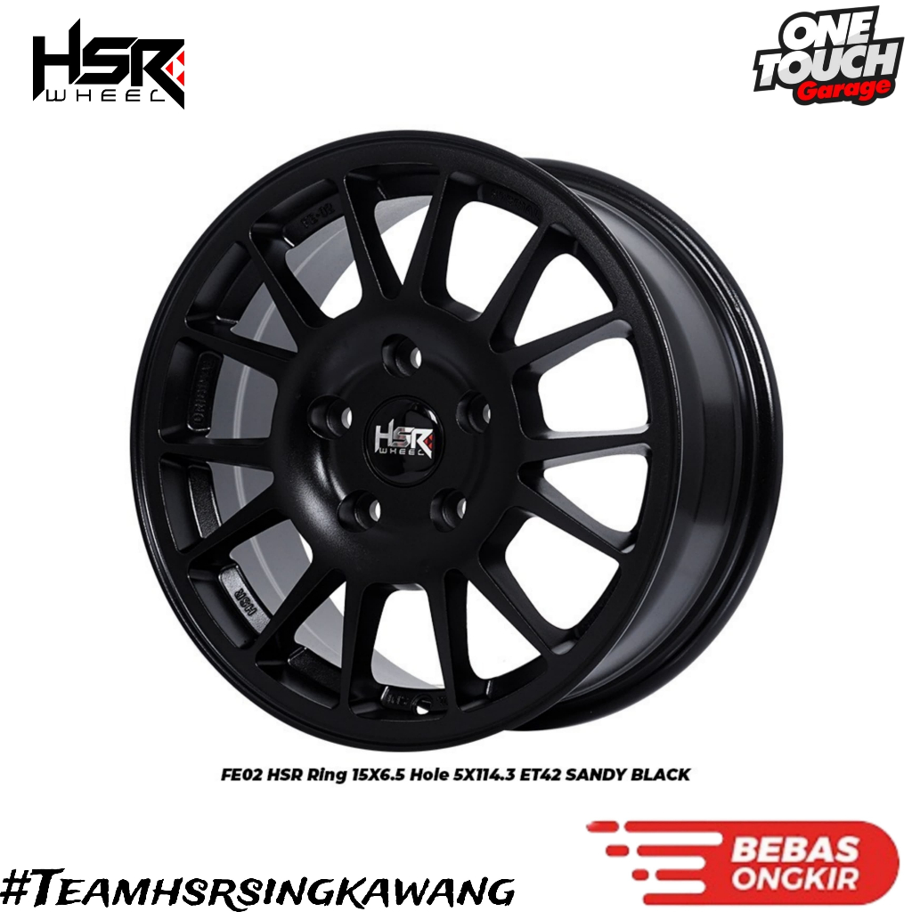 Velg moobil ertiga, innova, new baleno, crv, vitara hsr fe02 ring 15