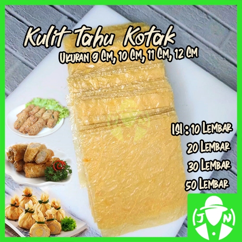 

Kulit Tahu Bentuk KOTAK untuk Dimsum Lumpia Ekado kekian hekeng HALAL