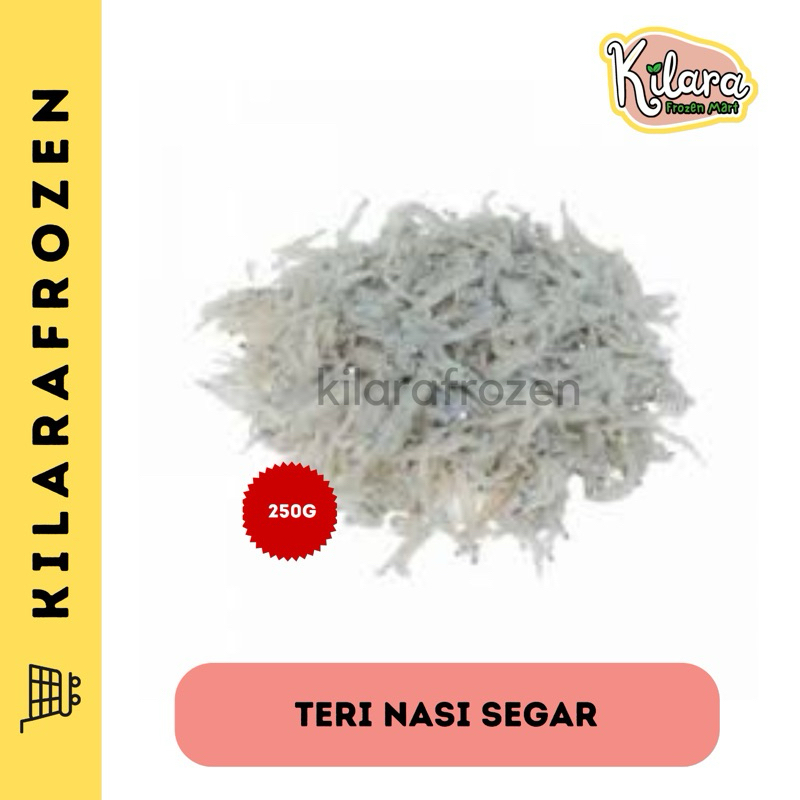 

TERI NASI BASAH / TERI MPASI / TERI NASI SEGAR - KILARA FROZEN MART