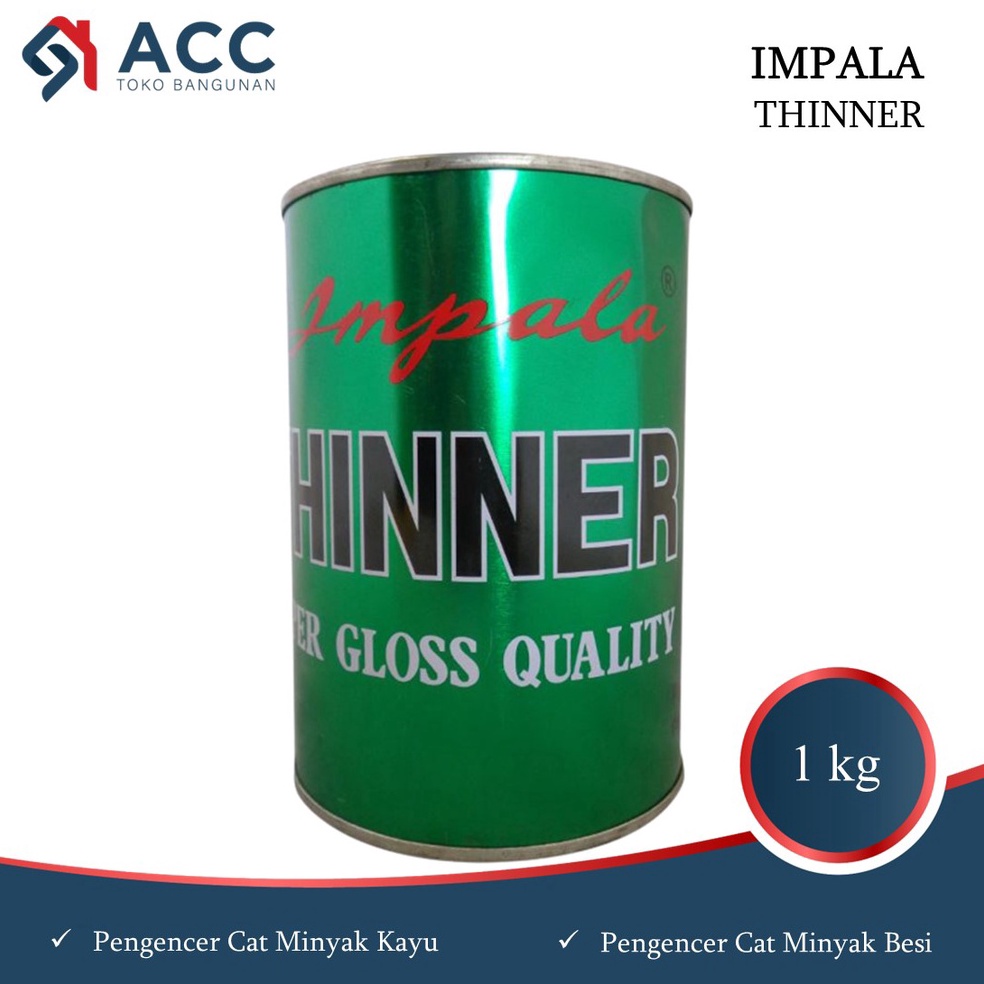 

KODE C6T7 Thinner Impala 1 kg Pengencer Cat Minyak Kayu Besi