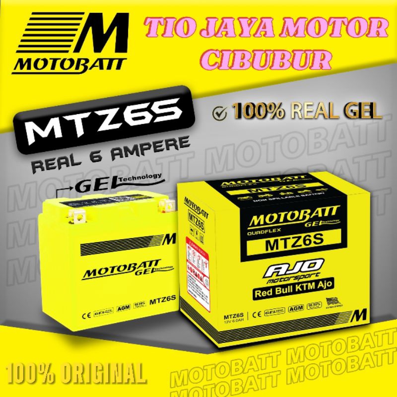 AKI ACCU HONDA VARIO 125 OLD DAN NEW MOTOBATT MTZ6S
