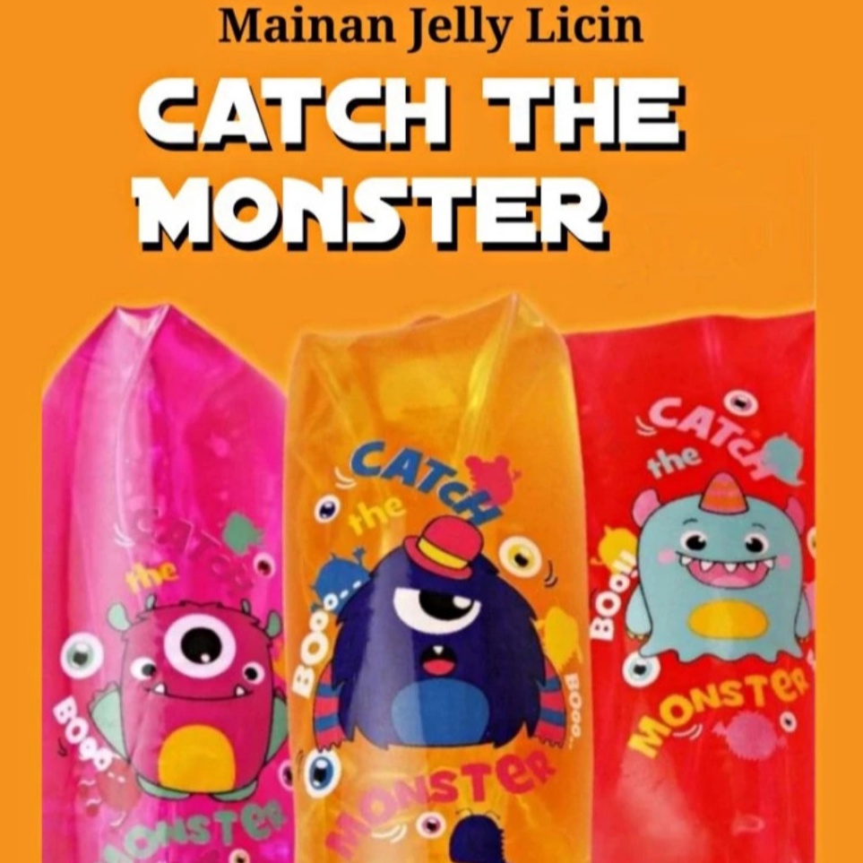 tQ CATCH THE MONSTER JELLY MAINAN ANAK JELLY MONSTER AIR SQUISHY