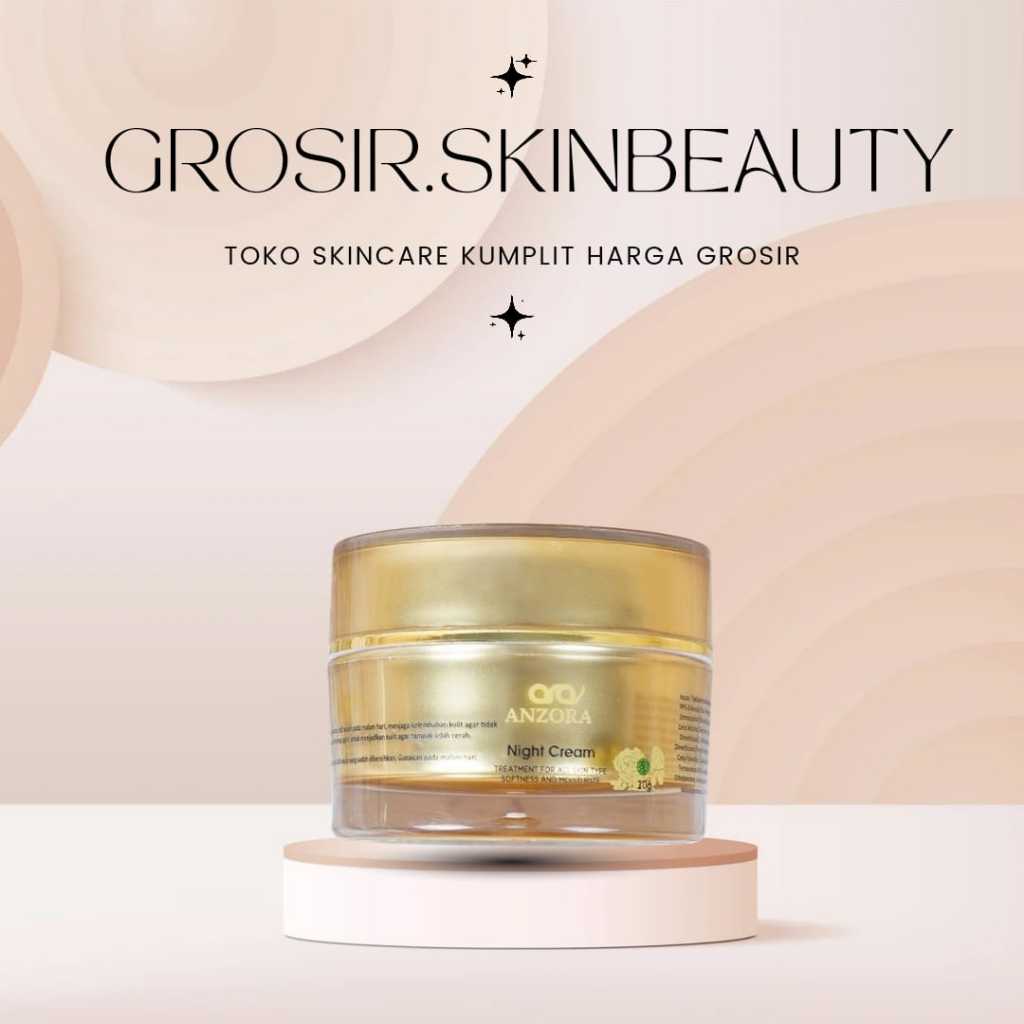 Night Cream BPOM - Anzora Acne Series/ night cream acne bpom anzora/ night acne anzora