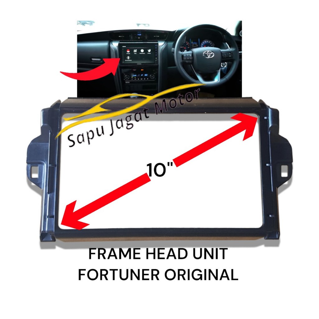 Frame Head Unit Fortuner GR Original