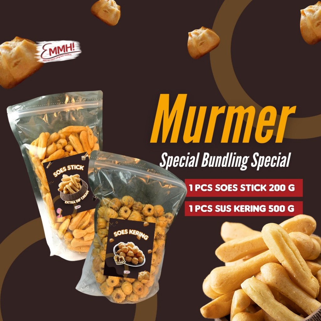 

Paket Bundling Kemasan 250gr+500gr (Mix Soes Kering dan Soes Stick)