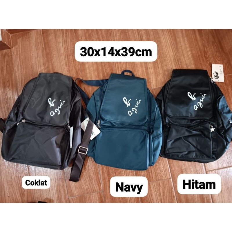 TAS RANSEL AGNES B 8929-8923 UNISEX LAKI PEREMPUAN