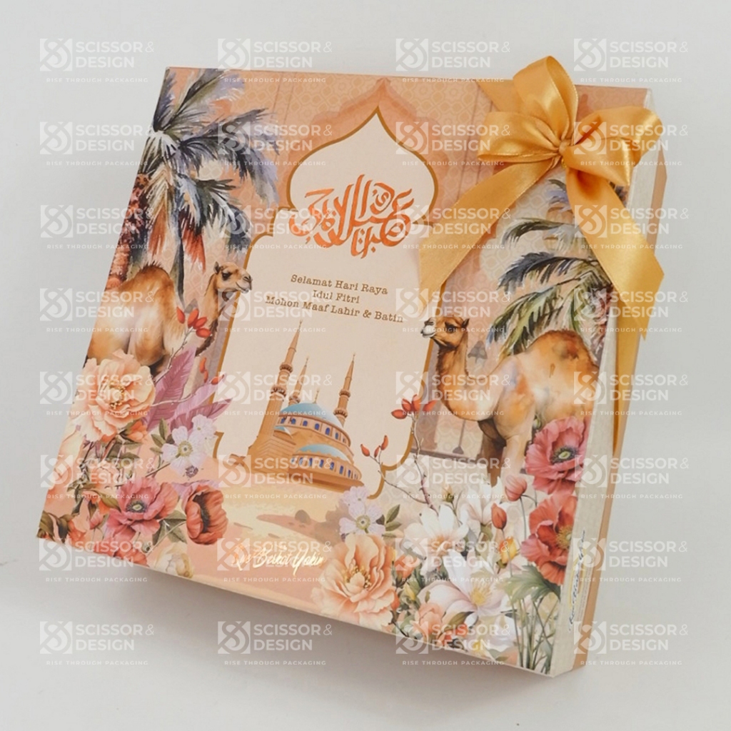 

Scissors & design Hard box Hampers Ramadhan / Eid Fitri Kotak Sepatu 24 x 24 x 11 cm CUSTOM PRE ORDER