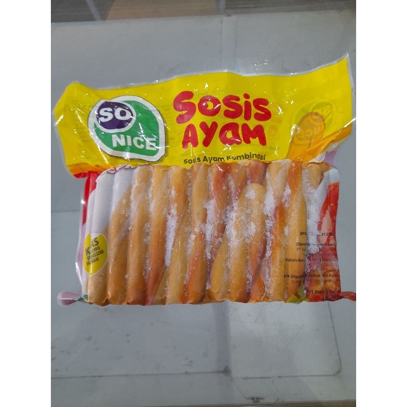 

SO NICE SOSIS AYAM ISI 40 1kg