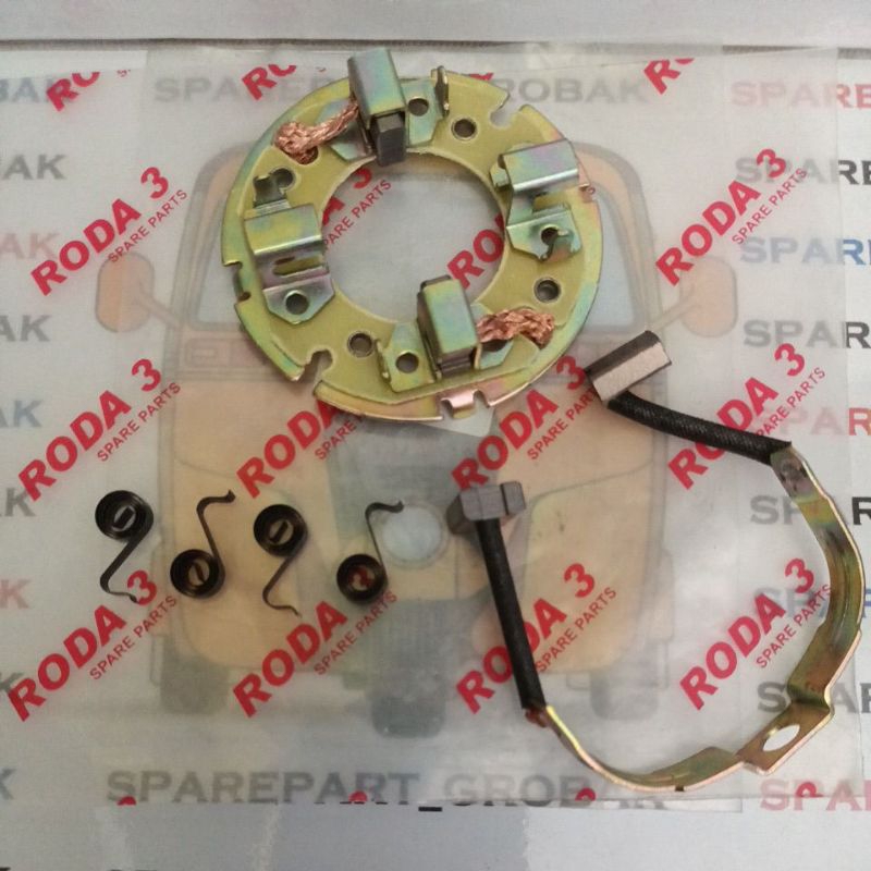 Holder Brush (set), Arang Dinamo Starter Viar Karya tipe Radiator, Import