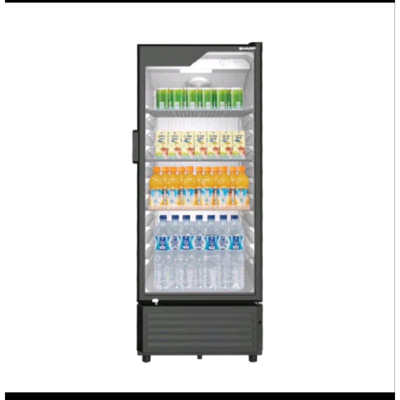showcase Sharp 170 fs / Showcase Sharp 3 rak bergaransi resmi