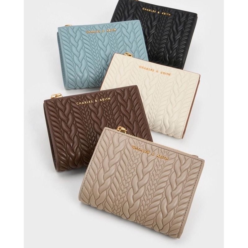 DOMPET MINI CK KEKINIAN - FOLDING SMALL WALLET CK FREE BOX#1108 | DOMPET LIPAT WANITA CK APOLLINE TE
