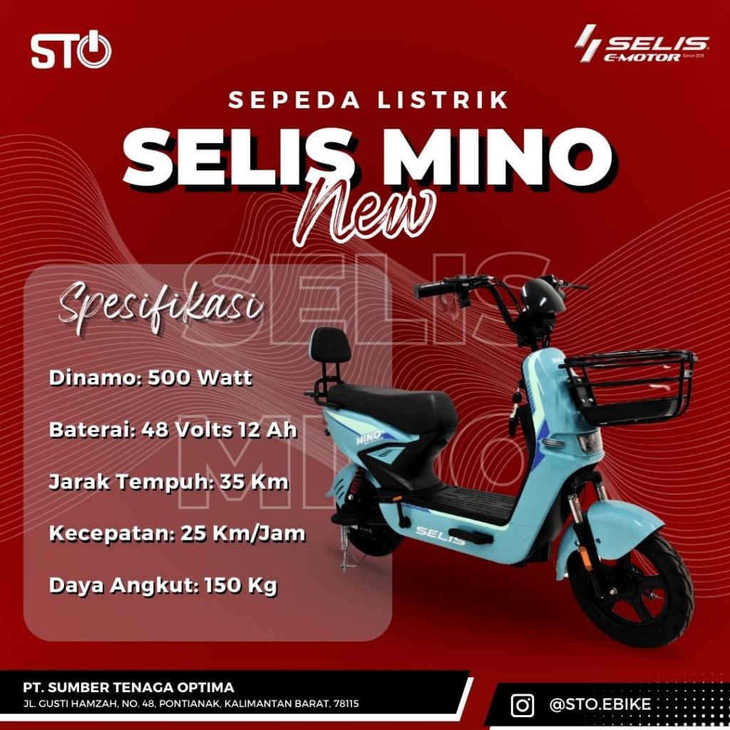 Sepeda Listrik SELIS Mino