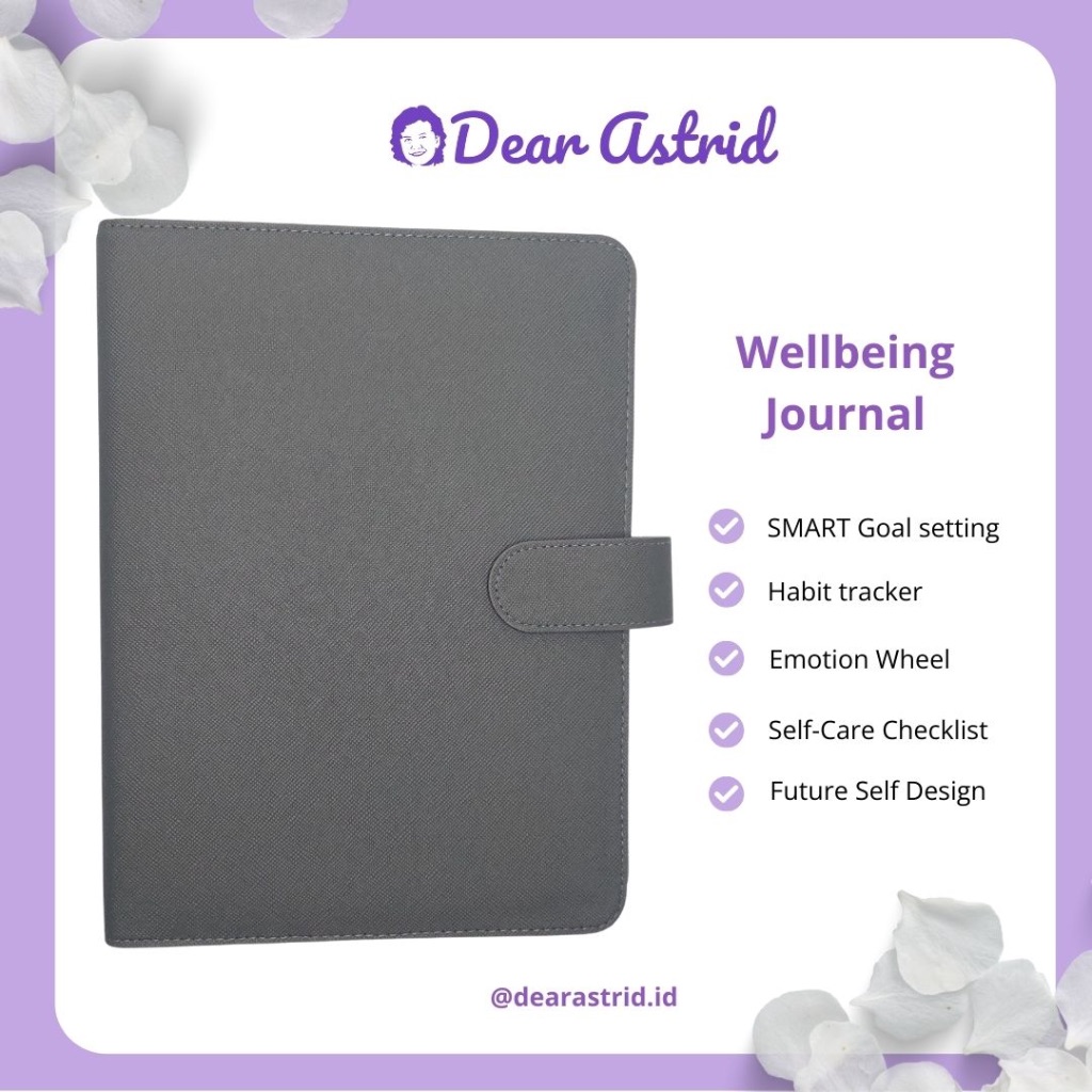 

DearAstrid Wellbeing Journal (Faux Leather - Gray)