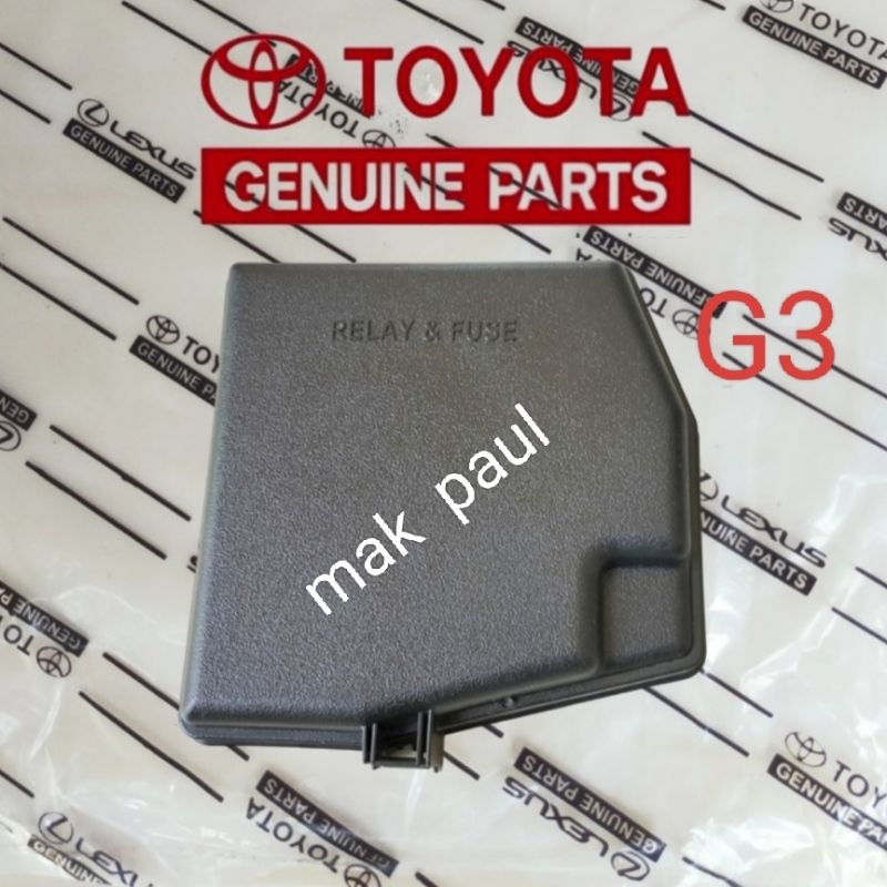 tutup sekring box fuse new YARIS lele ALL NEW VIOS gen3 2013 - 2018 ORIGINAL