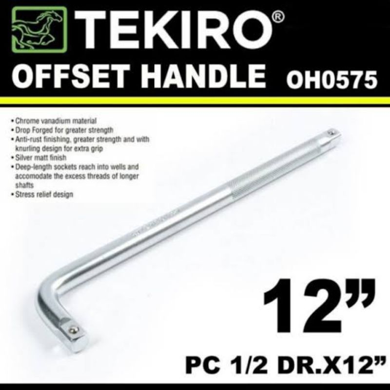 Tekiro Gagang Kunci Shock L 12 Inch Offset Handle 12 X 12 SC-OH0575