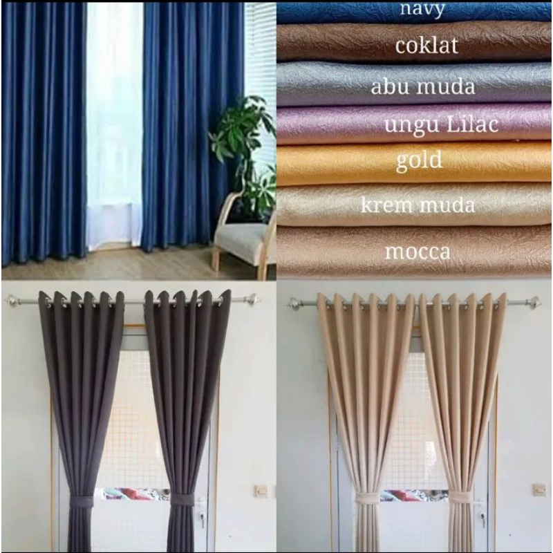 Gorden Blackout Zia Gorden Blackout Import Gorden Pintu&Jendela