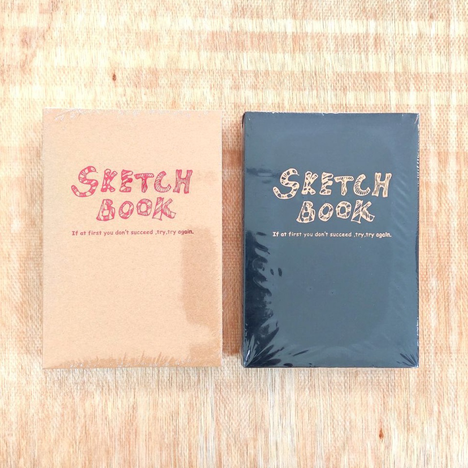 

KODE B9P2 POTENTATE Soft Cover Exposed Stitch Bound Sketchbook A5 Buku Sketsa