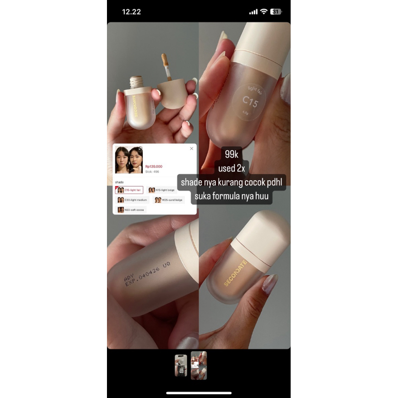 secondate concealer
