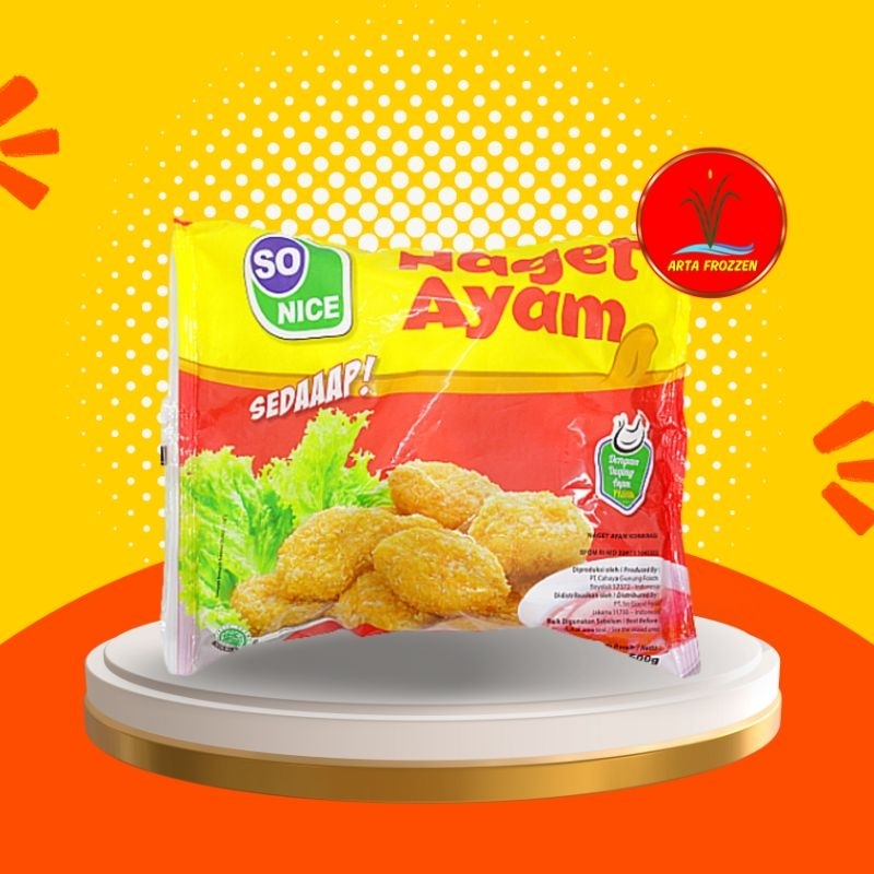 

SO NICE NUGET AYAM SEDAPP 250gr