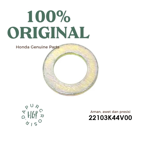 22103-K44-V00 Ring Kipas Pully Depan Beat ESP K44 (Washer 15X25X2) Original AHM Puley Rumah Roller B