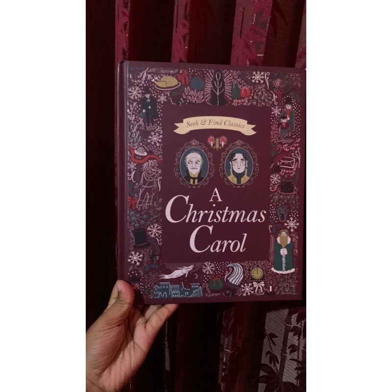 christmas carol hardcover illustrated book preloved as new