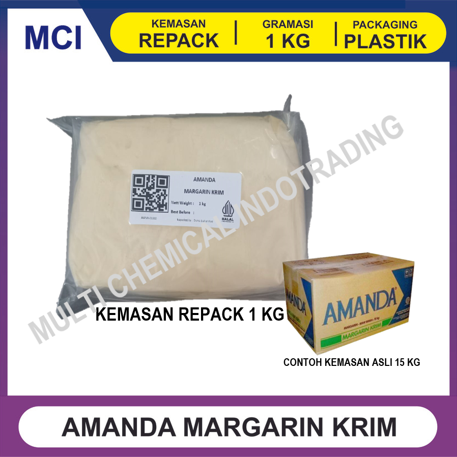 

AMANDA MARGARINE / MARGARIN KRIM REPACK 1 KG