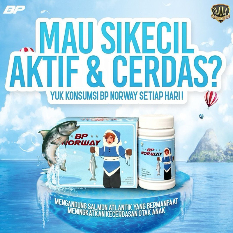 

BP NORWAY ATLANTIC SALMON OIL HALAL UNTUK KECERDASAN ANAK