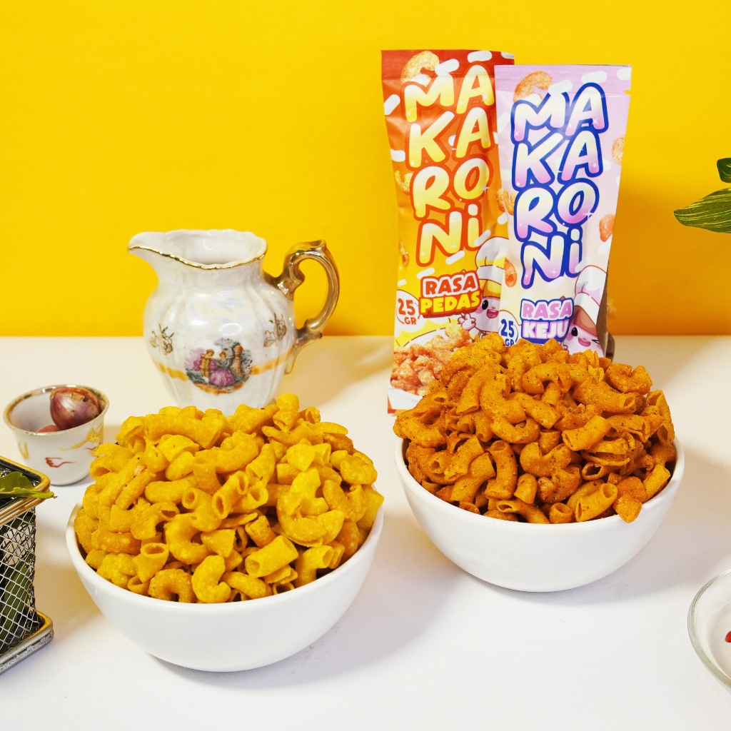 

Makaroni Goreng Varian Rasa Keju, Pedas - Cemilan Murah Indonesia