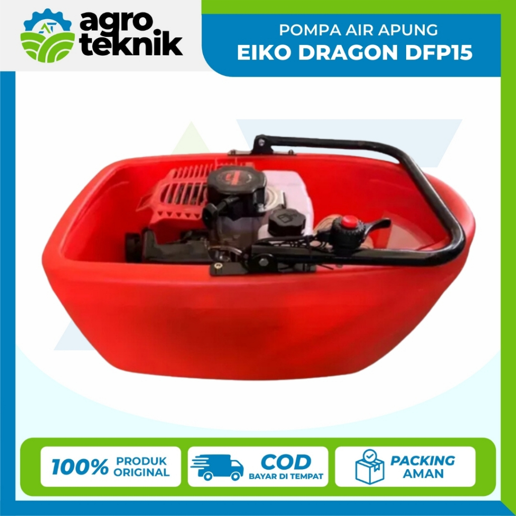 Agroteknik - Pompa Air Apung 2 Tak Floating Pump Eiko Dragon DFP-15 Alat Siram Bawang Merah