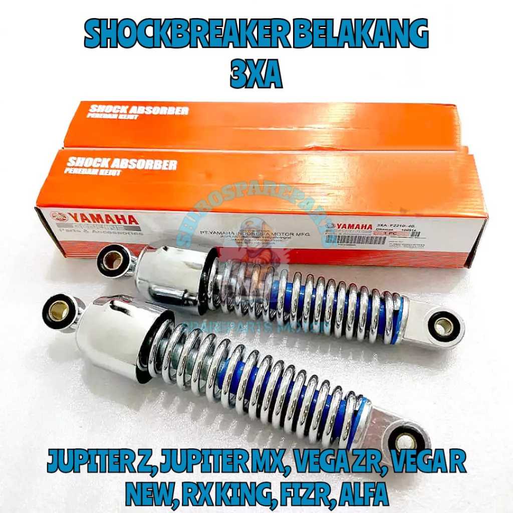 SHOCKBREAKER BELAKANG ASLI ORIGINAL YAMAHA YGP 3XA UNTUK MOTOR F1ZR , JUPITER Z LAMA/BURHAN , JUPITE