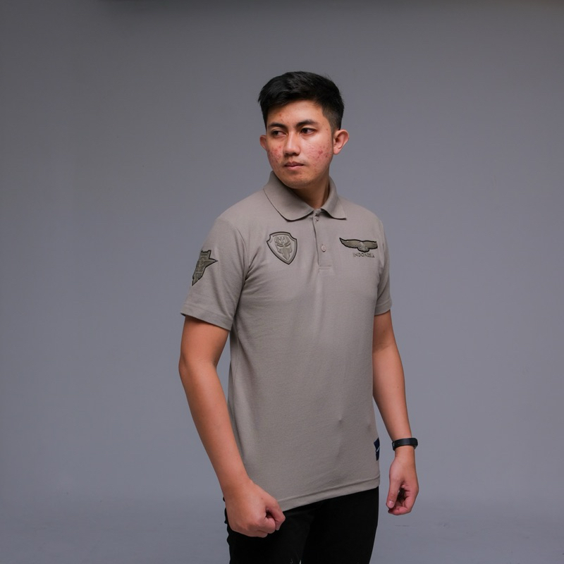 Kaos kerah pria | kaos polo pria | Kaos POLO ABU