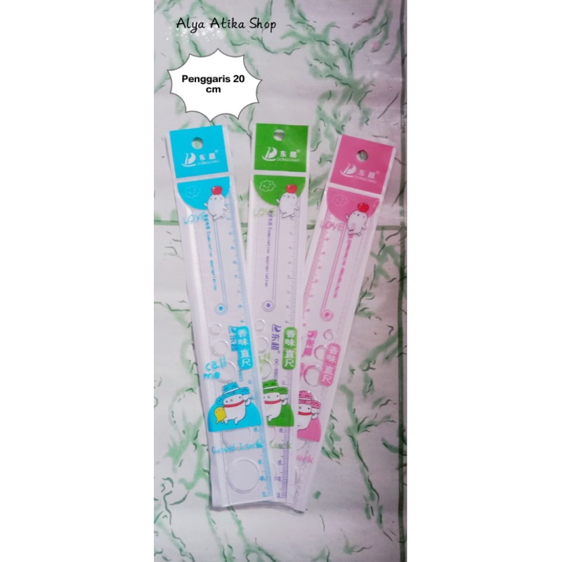 

[PCS] Penggaris Plastik Dongchao 20 cm