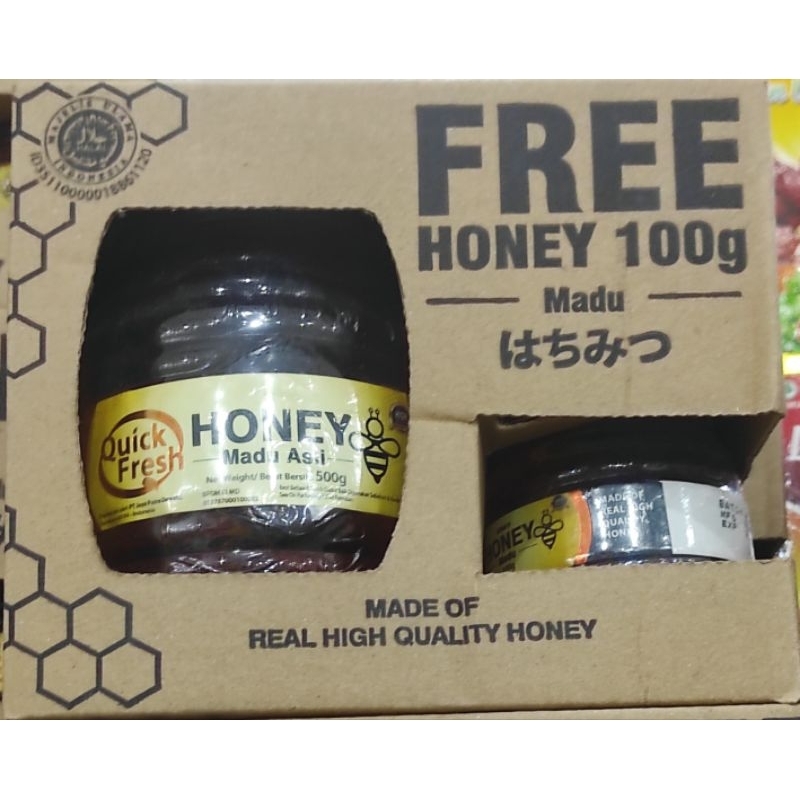 

Quick Fresh Honey madu gift set 500gr+100gr