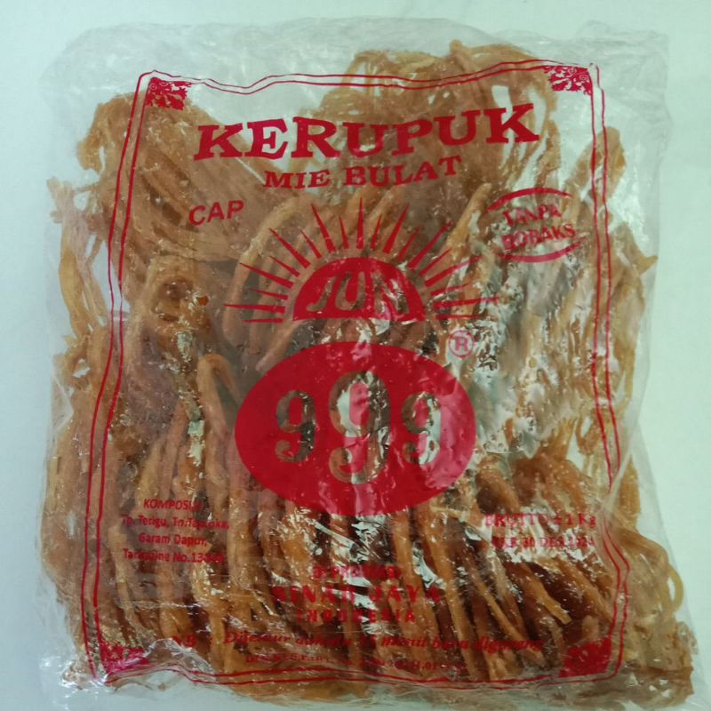 

Kerupuk Mie Bulat 999 500gr