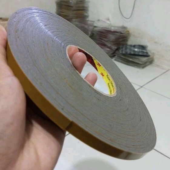 

ART O47X Dobel tip Double tape 3M RT812 5mm 6mm 8mm dan 1 mm 25 meter Termurah