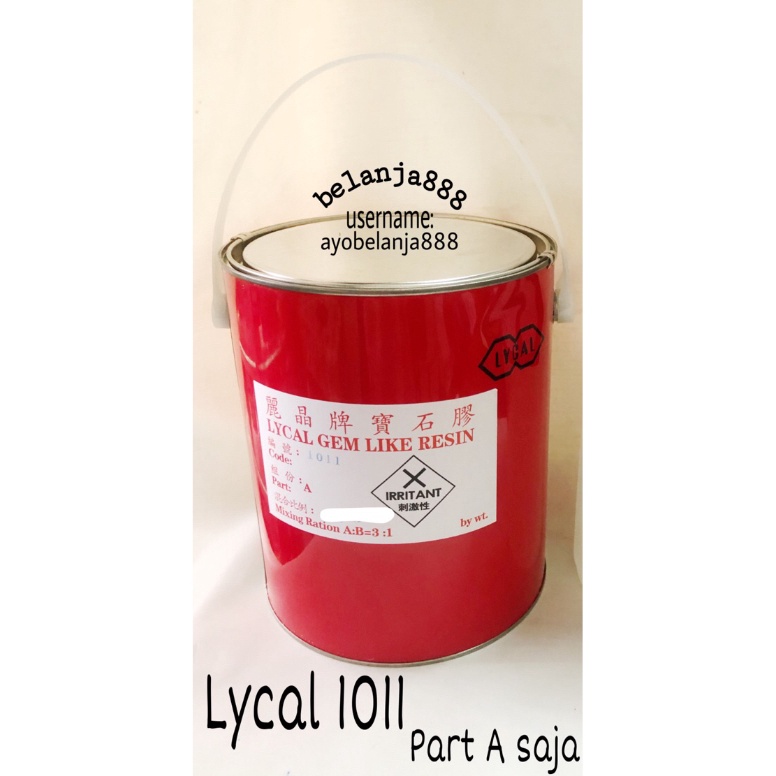 

ART U46G Resin bening lycal keras 111 part A saja