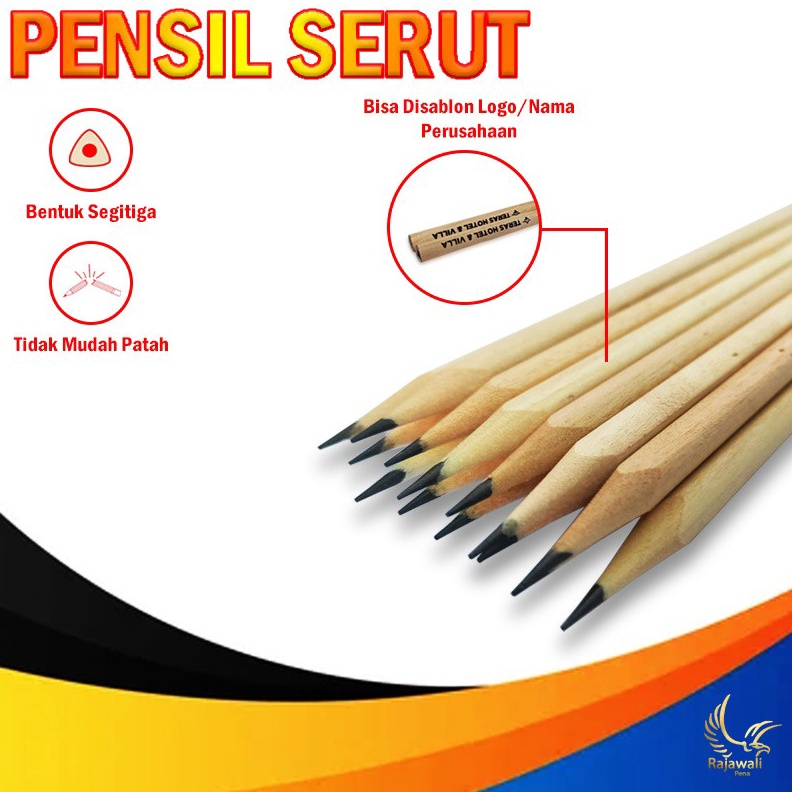 

ART Y23B Pensil Hotel Model Segitiga Serut Murah isi 1 pcs