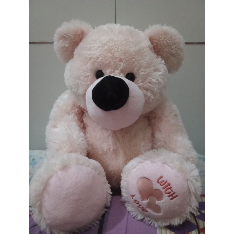 BONEKA JUMBO PRELOVE TEDDY BEAR 50CM BRAND PRECIOUSHOST SUDAH DICUCI, BERSIH & WANGI