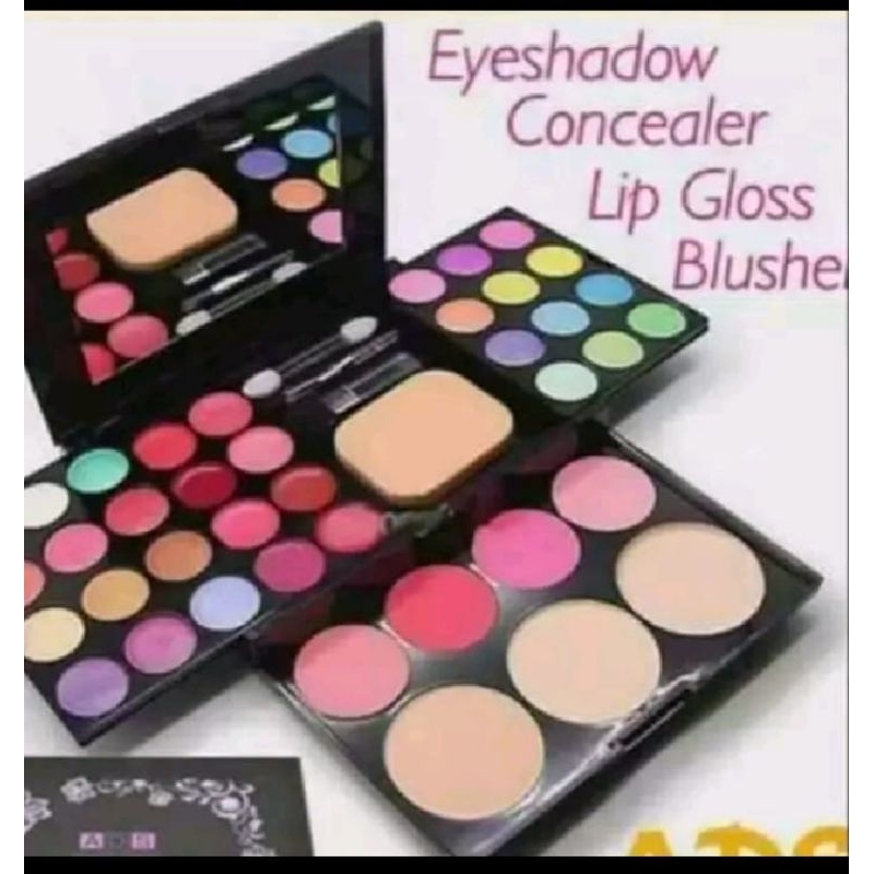 Make Up Super Lengkap ADS BESAR Eyeshadow blush-on Foundation Powder