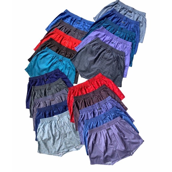 C6369 Boxer BYC celana pendek katun adem unisex