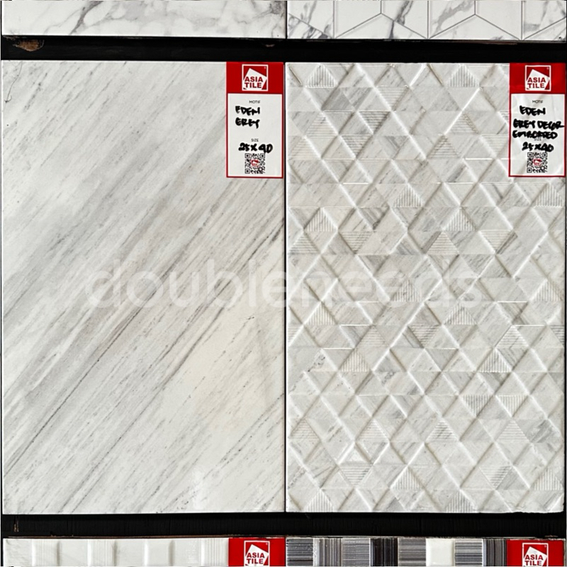 KERAMIK DINDING EDEN 25x40 / KERAMIK DINDING MOTIF MINIMALIS GARIS / KERAMIK DINDING ASIA TILE 25x40