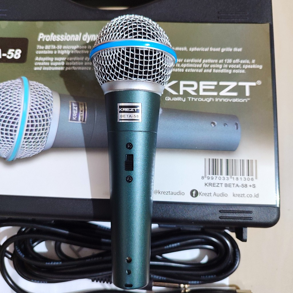 MIC MICROPHONE KREZT BETA 58 mikrofon krezt beta58