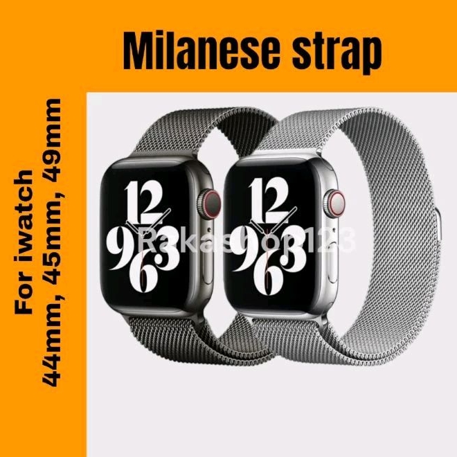 Strap Milanese Stainless iwatch 42/44/45/49mm, Hello watch 3 plus, HK10 Ultra 3, HK10 Promax, HK9 pr